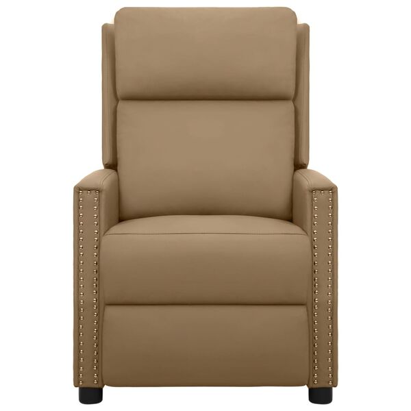 vidaXL Elektrick&eacute; mas&aacute;žne kreslo kapuč&iacute;nov&eacute; umel&aacute; koža