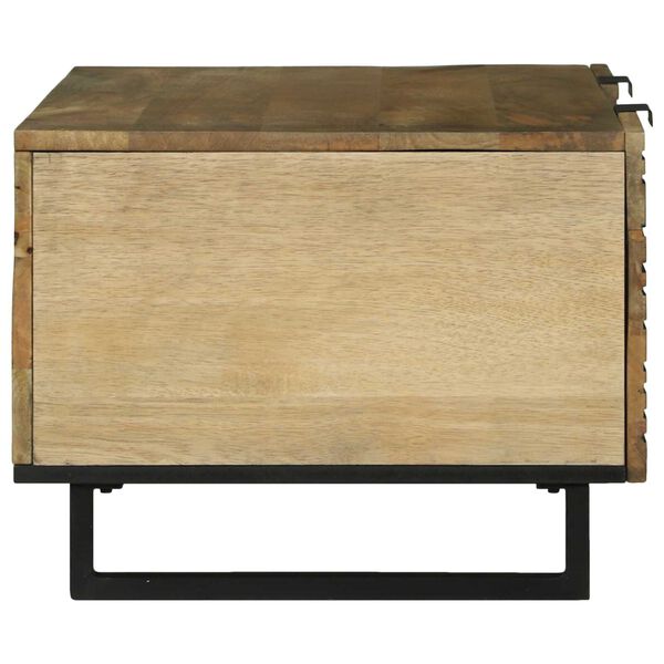 vidaXL Konferenčný stolík Hnedá a čierna 100 x 54 x 40 cm