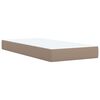 vidaXL Boxspring posteľ s matracom kapuč&iacute;nov&aacute; 100x200 cm umel&aacute; koža