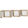 vidaXL Skladacia psia br&aacute;na so stojanmi 6 pcs Dub artisan 482 cm