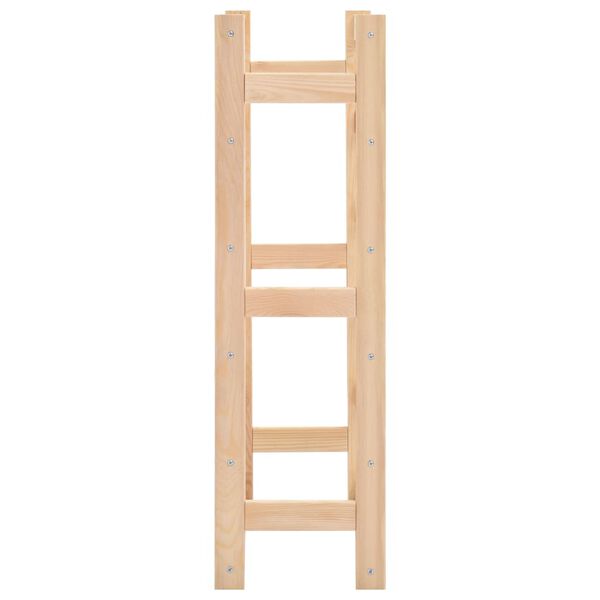 vidaXL Stojan na víno na 30 fliaš, borovicové drevo