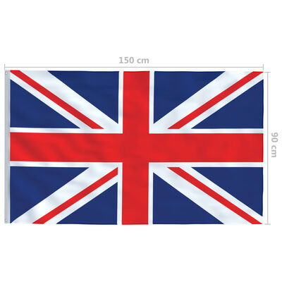 vidaXL Vlajka Anglicko 90x150 cm