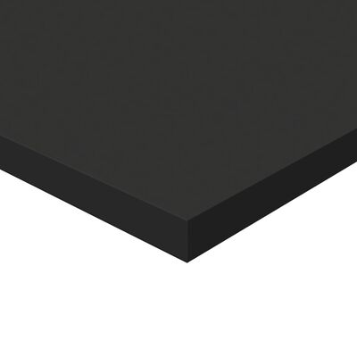 vidaXL Prídavné police 8 ks, čierne 60x30x1,5 cm, drevotrieska