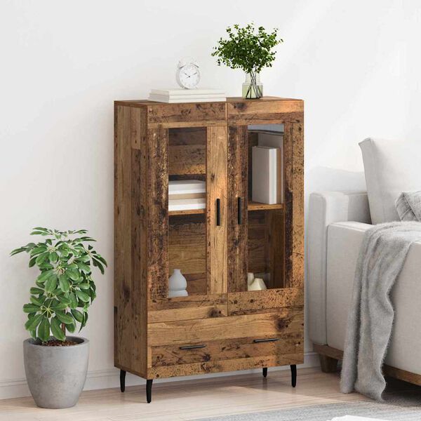 vidaXL Highboard Star&eacute; drevo 69,5 x 31 x 115 cm Kompozitn&eacute; drevo