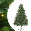 vidaXL Vianočn&yacute; stromček s 300 LED-i so stojanom Zelen&aacute; 180 cm PE