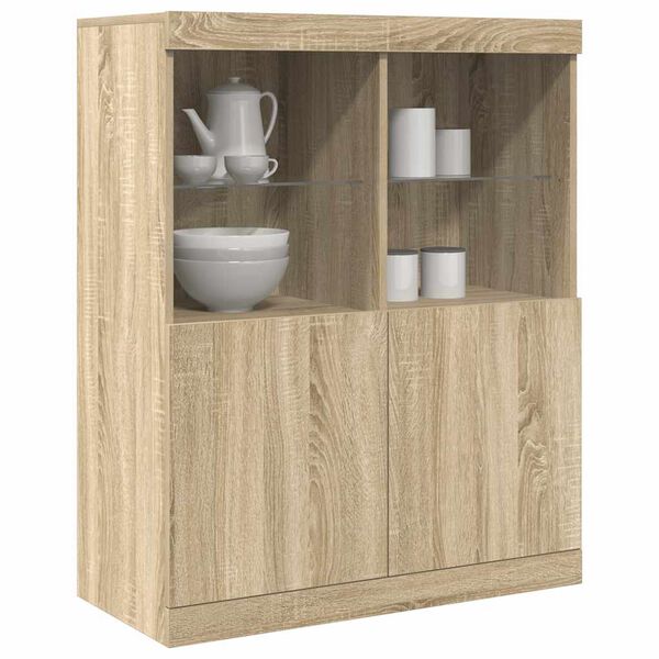 VidaXL Pr&iacute;born&iacute;k Dub Sonoma 81x37x100 cm Engineered Wood