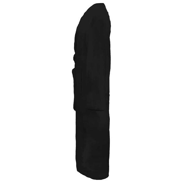 vidaXL Župan KINN Čierna S Bavlna