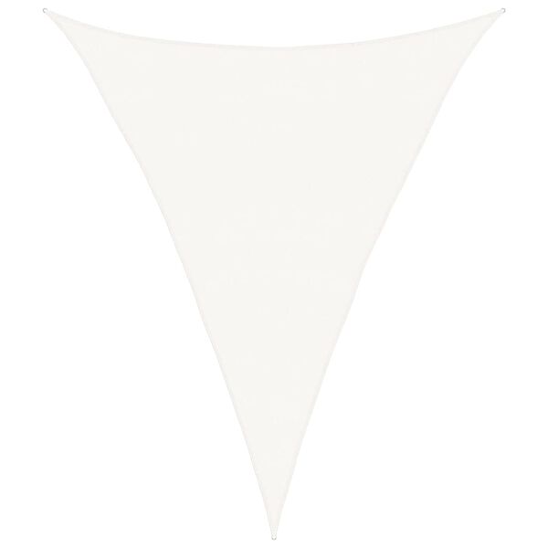 vidaXL Tieniaca plachta 160 g/m&sup2; biela 5x6x6 m HDPE