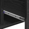 vidaXL Serv&iacute;rovacia skriňa Čierny dub 60 x 31 x 70 cm Kompozitn&eacute; drevo