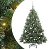 vidaXL Umel&yacute; vianočn&yacute; stromček s 150 LED-i Zelen&aacute; 150 cm PE a PVC