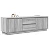 vidaXL TV skrinka s LED, siv&yacute; dub sonoma 160,5x41x50 cm