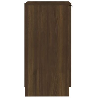 vidaXL Botník hnedý dub 30x35x70 cm spracované drevo