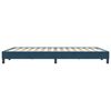 vidaXL Box Spring Posteľ bez matraca Tmavomodr&aacute; 140x220 cm Zamat