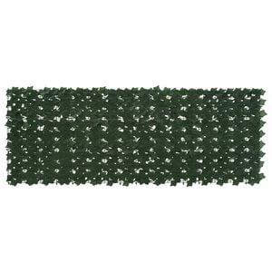 vidaXL Balk&oacute;nov&yacute; pl&ocirc;tik s listami Tmavozelen&aacute; 200 x 75 cm