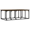 vidaXL Konferenčn&yacute; stol&iacute;k dymov&yacute; dub 100x50x35,5 cm kompozitn&eacute; drevo