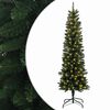vidaXL Umel&yacute; chud&yacute; vianočn&yacute; strom 150 cm 150 LED Tepl&aacute; biela PVC