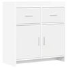 vidaXL Serv&iacute;rovacia skriňa Biela 75 x 36 x 80 cm Kompozitn&eacute; drevo