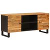 vidaXL TV skrinka Hned&aacute; 105 x 33 x 46 cm Mas&iacute;vne mango drevo