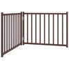 vidaXL Br&aacute;na pre psa skladacia 2 panely 160 cm mas&iacute;vne jedľov&eacute; drevo
