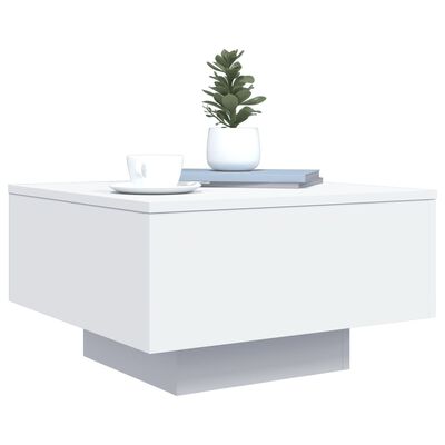 vidaXL Konferenčný stolík biely 55x55x31 cm kompozitné drevo