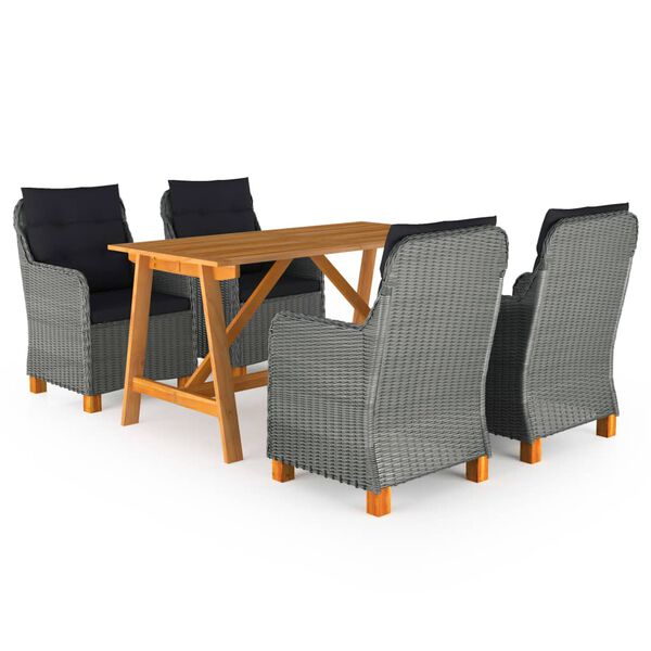 vidaXL 5-dielna z&aacute;hradn&aacute; jed&aacute;lensk&aacute; s&uacute;prava bledosiv&aacute;