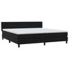 vidaXL Posteľn&yacute; r&aacute;m boxspring s matracom čierny 180x210 cm zamat