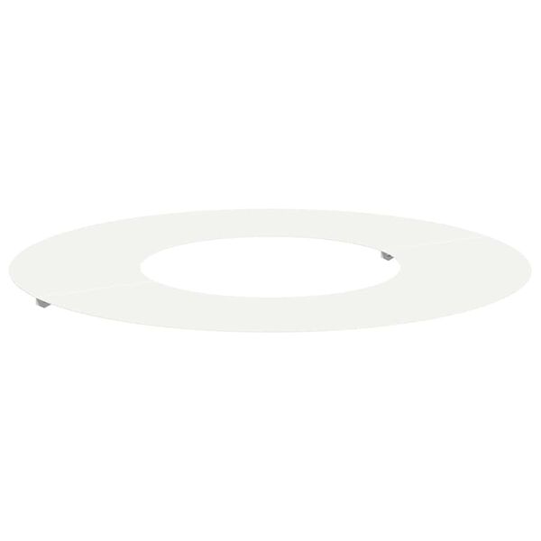 vidaXL vhodn&yacute; pre ploch&yacute; stromov&yacute; kr&uacute;žok Biela &Oslash;30 / 60 cm Oceľ