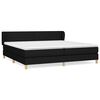 vidaXL Boxspring posteľ s matracom čierna 200x200 cm l&aacute;tka