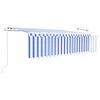 vidaXL Automatick&aacute; mark&iacute;za s tienidlom 5x3 m modro-biela