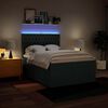 vidaXL Boxspring posteľ s matracom modr&yacute; 140x190 cm l&aacute;tka