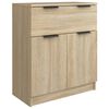 vidaXL Komoda dub sonoma 60x30x70 cm spracovan&eacute; drevo