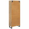 vidaXL Highboard so z&aacute;suvkou 2 pcs Remeseln&yacute; dub 69,5 x 34 x 180 cm