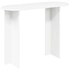vidaXL Konzolov&yacute; st&ocirc;l Biela 100 x 39,5 x 75 cm Kompozitn&eacute; drevo