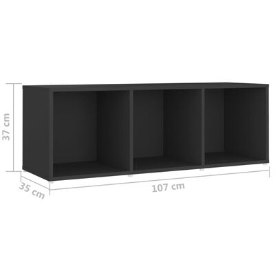 vidaXL 4-dielna súprava TV skriniek sivá drevotrieska