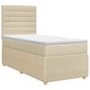 vidaXL Posteľ boxspring s matracom Kr&eacute;mov&aacute; 80 x 200 cm L&aacute;tka