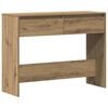 vidaXL Konzolov&yacute; stol&iacute;k dub artisan 100x35x76,5 cm kompozitn&eacute; drevo