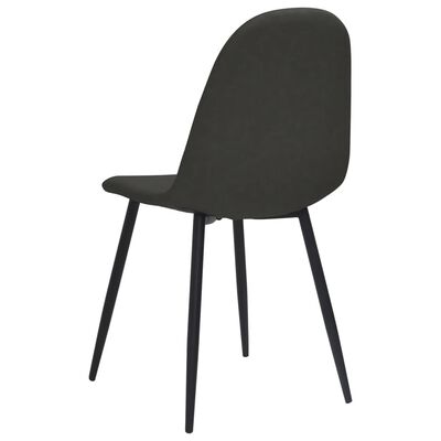 vidaXL Jedálenské stoličky 2 ks 45x53,5x83 cm, čierne, umelá koža