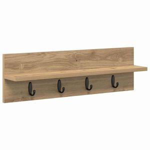 vidaXL Ve&scaron;iak na stenu N&aacute;stenn&yacute; Remeseln&yacute; dub 60 x 10,5 x 18 cm