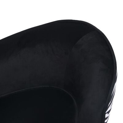 vidaXL Pohovka pre psa, čierna 68x38x38 cm, plyš