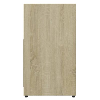 vidaXL Skrinka do kúpeľne, dub sonoma 60x33x61 cm, kompozitné drevo