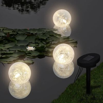 vidaXL Plávajúce LED lampy 6 ks do jazierka a bazéna