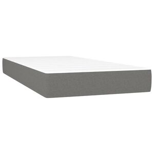 vidaXL Matrac s ta&scaron;tičkov&yacute;mi pružinami stredn&aacute; tvrdosť tmavosiv&yacute; 80x200x20 cm l&aacute;tka