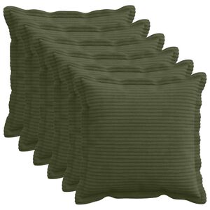 vidaXL Poťah na podložku 6 ks HOUTEN Zelen&aacute; 30 x 30 cm man&scaron;estr