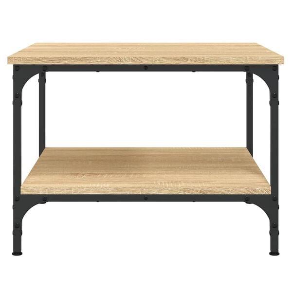 vidaXL Konferenčn&yacute; stol&iacute;k dub sonoma 55x55x40 cm kompozitn&eacute; drevo