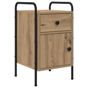 vidaXL Nočn&yacute; stol&iacute;k Dub artisan 35 x 36,5 x 61 cm Kompozitn&eacute; drevo