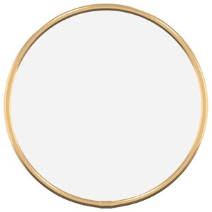 vidaXL N&aacute;stenn&eacute; zrkadlo zlat&eacute; &Oslash; 20 cm okr&uacute;hle