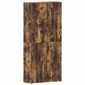 vidaXL Skriňa na top&aacute;nky s poličkou Viacfarebn&yacute; 80 x 35.5 x 180 cm