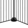 VidaXL 44-panelov&aacute; klietka pre dom&aacute;ce zvierat&aacute; čierna 35x35 cm oceľ