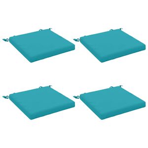 vidaXL 4-dielne sedacie vank&uacute;&scaron;e SOEST 4 ks 100% polyester Tyrkysov&aacute;