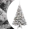vidaXL Umel&yacute; vianočn&yacute; stromček s guľami 120 cm 150 LED Tepl&aacute; biela